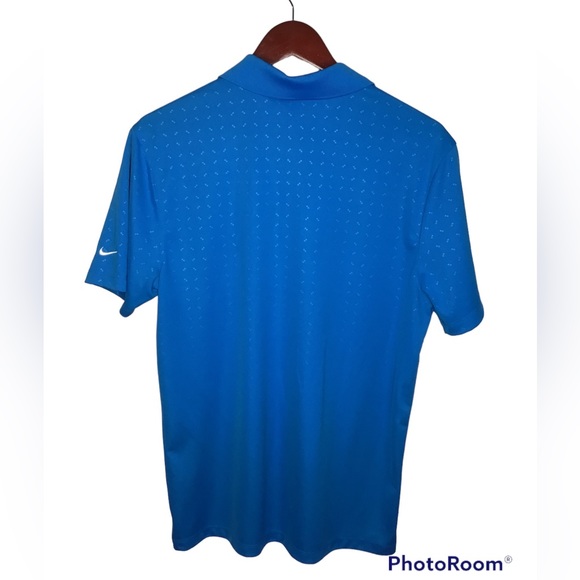 Nike Golf Polo Shirt - Blue - Size L - EUC - Picture 2 of 3